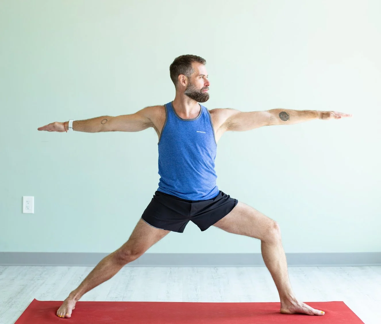 Start your yoga practice or brush up on your foundations with Jonathan Wood every Sunday morning, 9:15-10:15am at Yoga Heights Georgia Ave. or on Zoom!