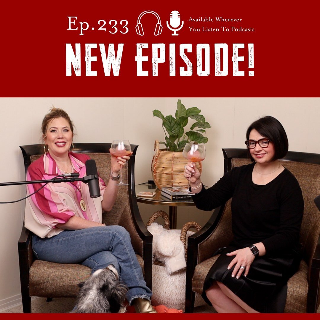 Episode 233 is live! Visit the link in bio, watch on YouTube, listen to it on your favorite podcast app, or head right to our website. Cheers! In this episode @amyhester.red and @emilyreeves mixed up a fancy drink with pink ice cubes and sat down on 