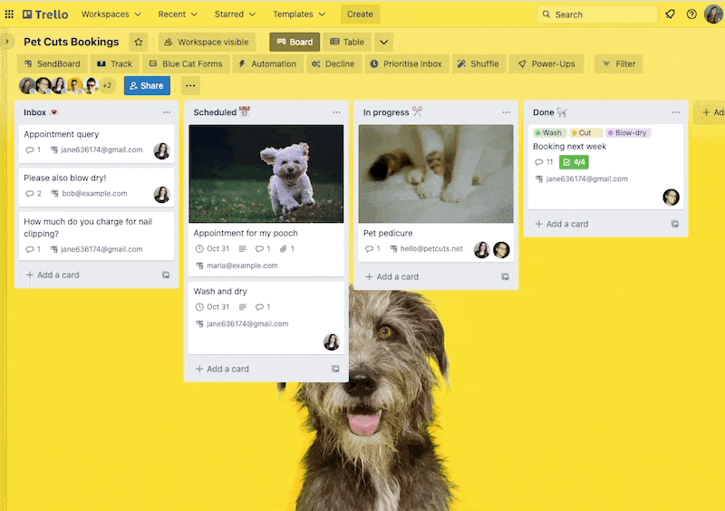 How to send and receive emails in Trello