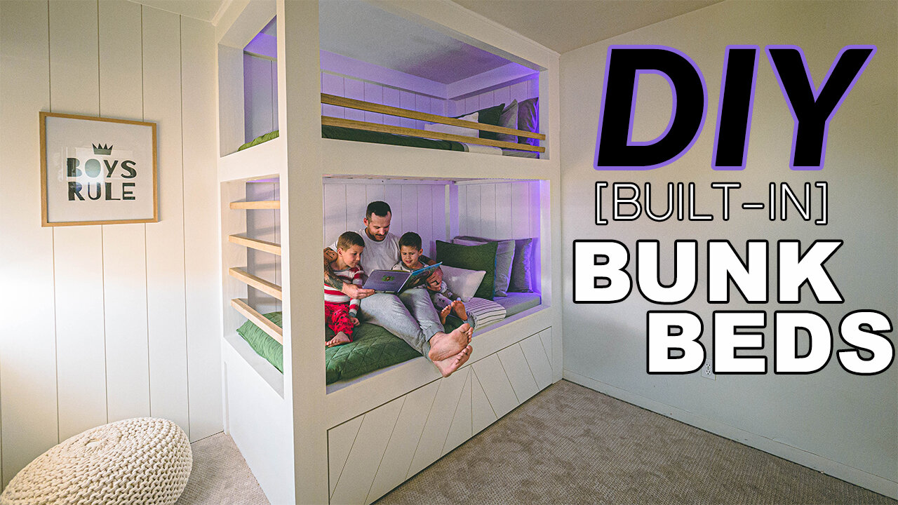 Diy Bunk Beds Mr Build It, Diy Bunk Bed Designs For Small Rooms