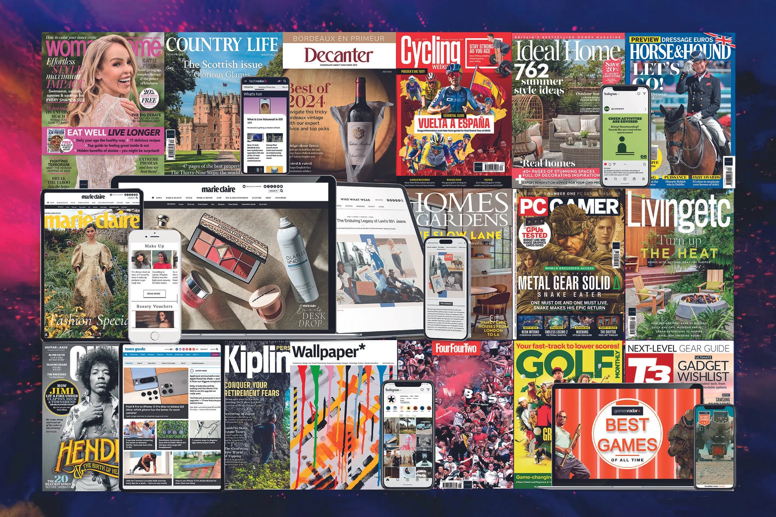 Future – Marie Claire, TechRadar, Who What Wear, Homes & Gardens, Go Compare...