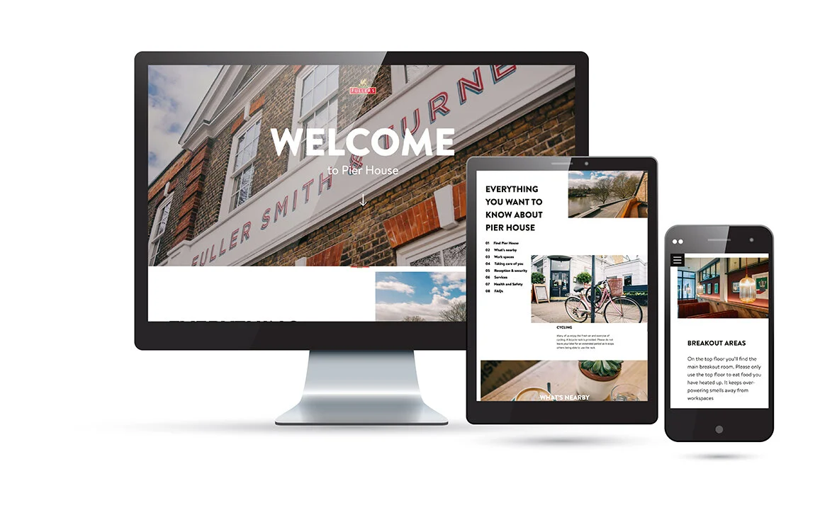Fuller's employer brand applied to new HQ induction website