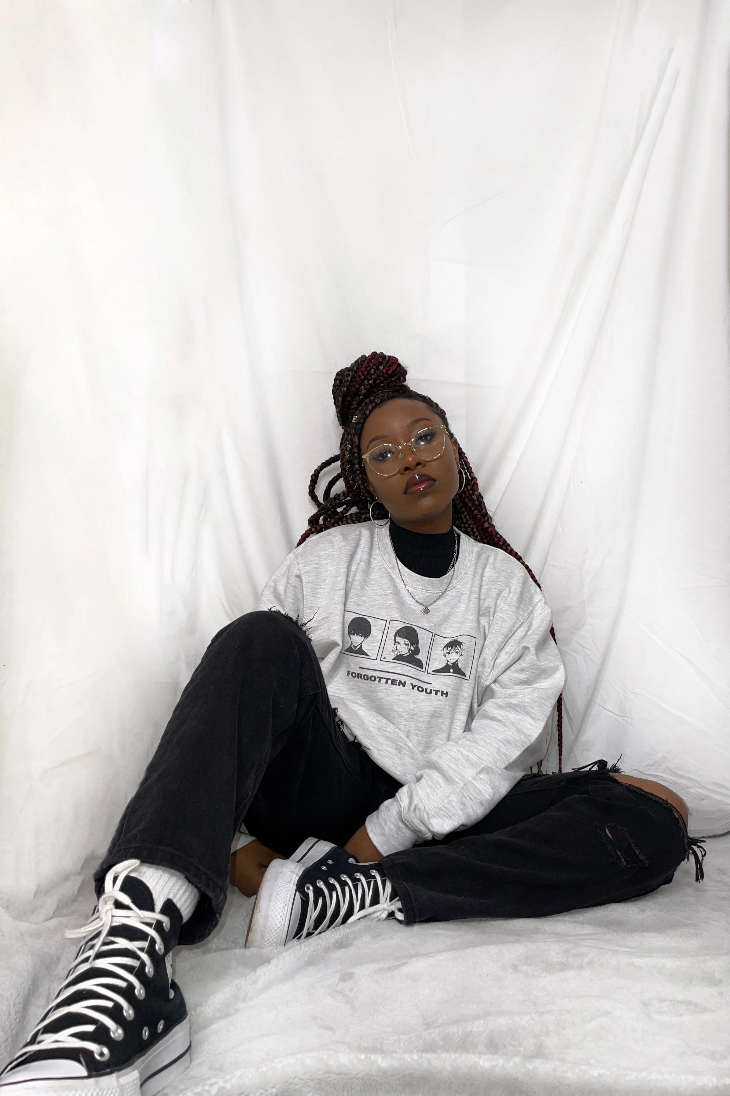 Unisex printed sweatshirt