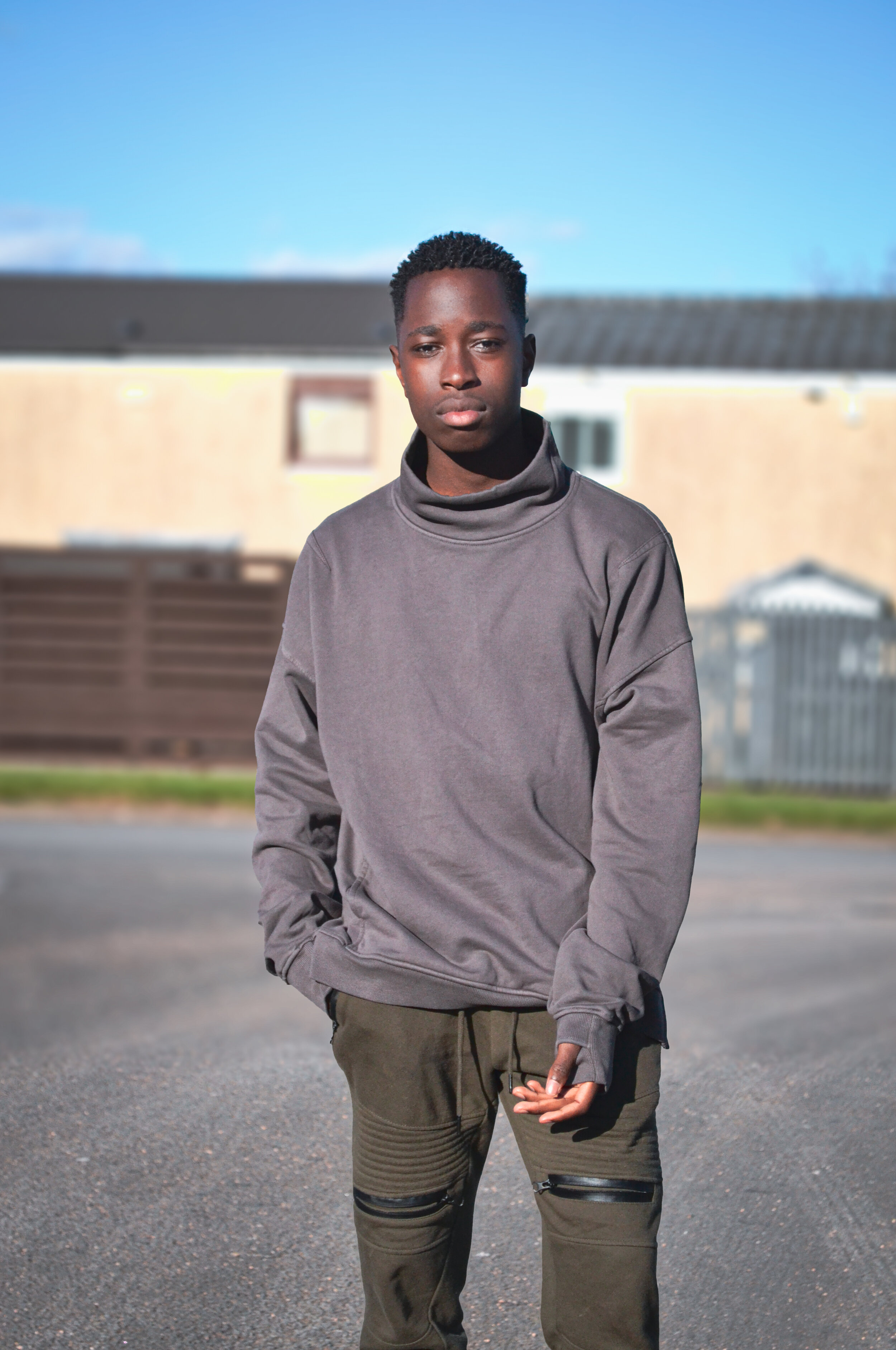 Oversized retro hoodie