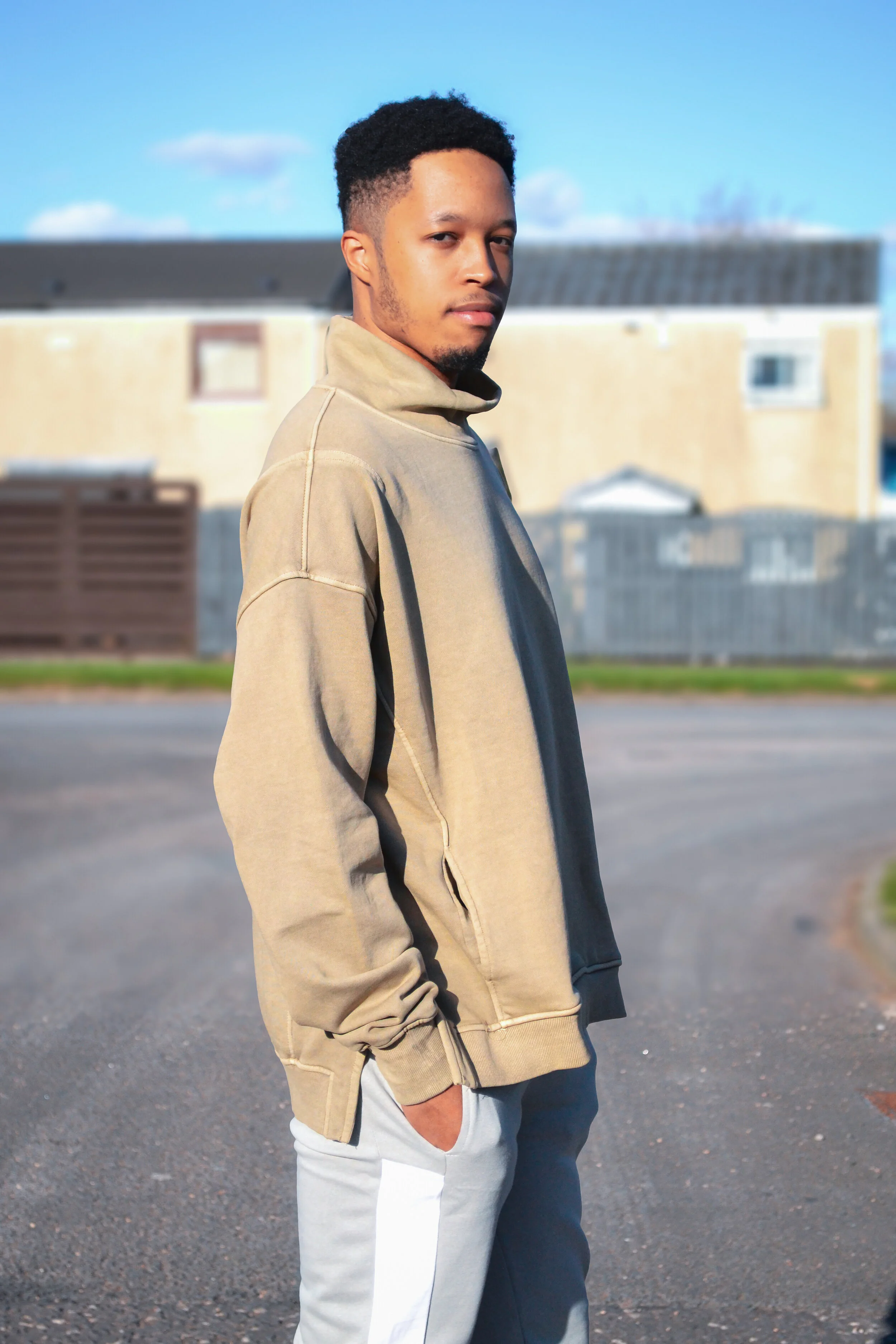 Oversized retro hoodie
