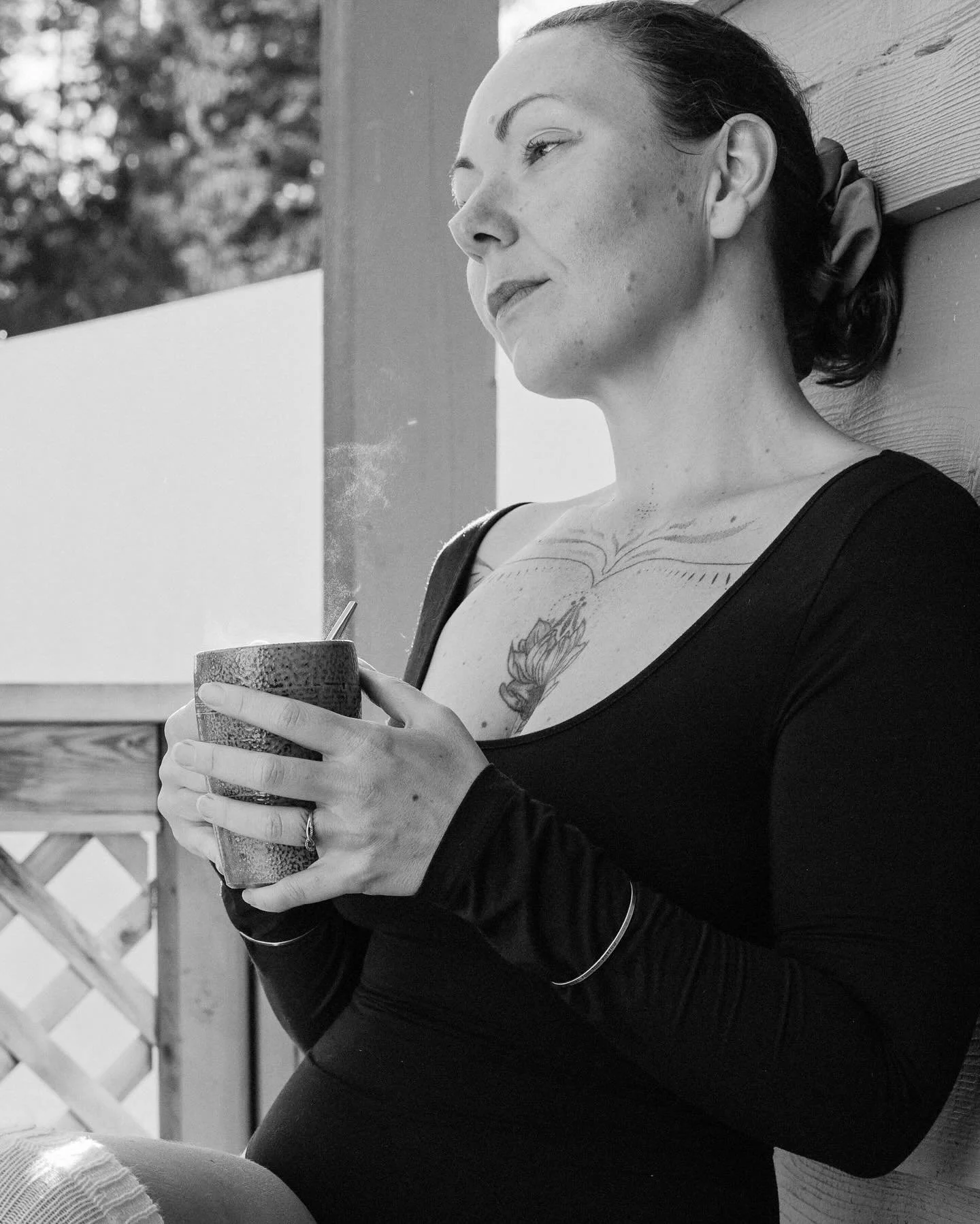 Most mornings, I find myself tumbling out of bed, pulling on my bodysuit, and making my way to my yoga mat. Life doesn&rsquo;t really begin for me until these hips have been stretched out, my rib cage opened, and my spine elongated.

I made this piec