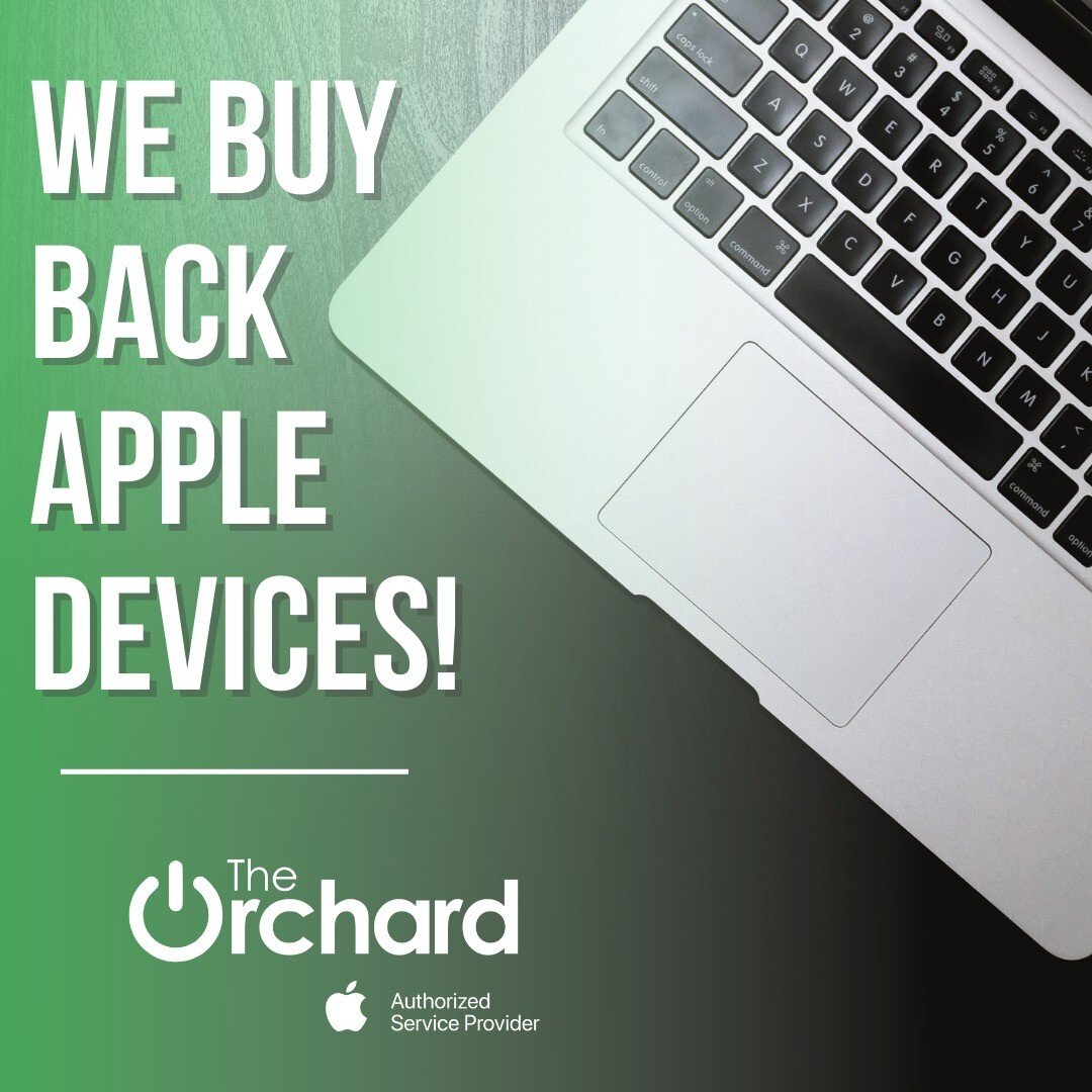 Are you one who upgrades to the latest Apple products every year? What do you do with your old devices?

Don't let them sit at home collecting dust. The Orchard buys back Apple devices! Must be in good working condition and eligible with Apple's trad