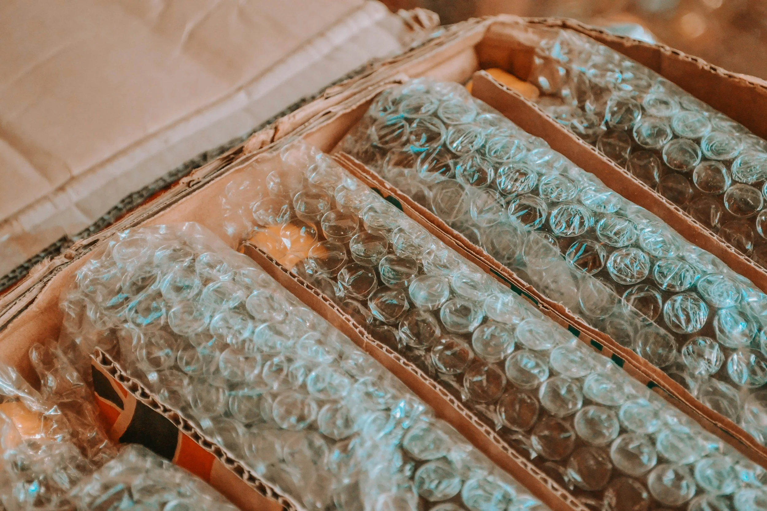 bubble wrap packaging article