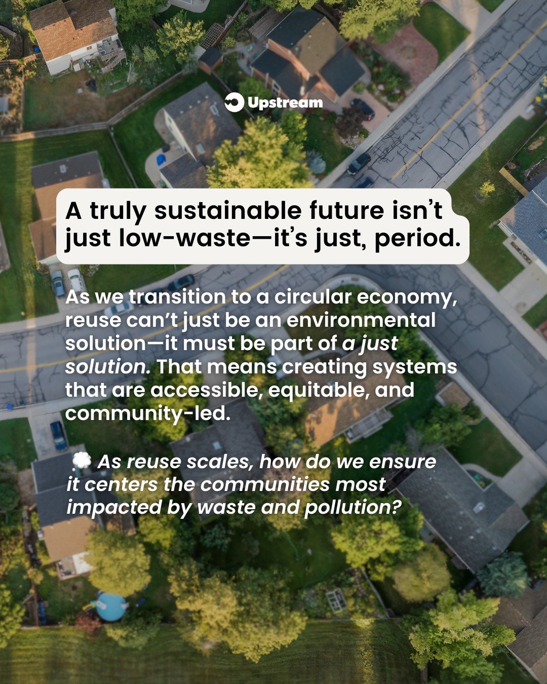 A truly sustainable future isn&rsquo;t just low-waste - it&rsquo;s just, period. 🤝⚖️

As the reuse movement grows, we&rsquo;re asking: how do we ensure it grows equitably? A just transition means making sure reuse systems are not only better for our