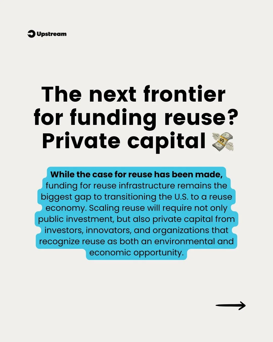 While the case for reuse has been made, funding for reuse infrastructure remains the biggest gap to transitioning the U.S. to a reuse economy 💰🍽️

Reuse infrastructure includes the wash facilities, equipment, and staff that make collection, washing
