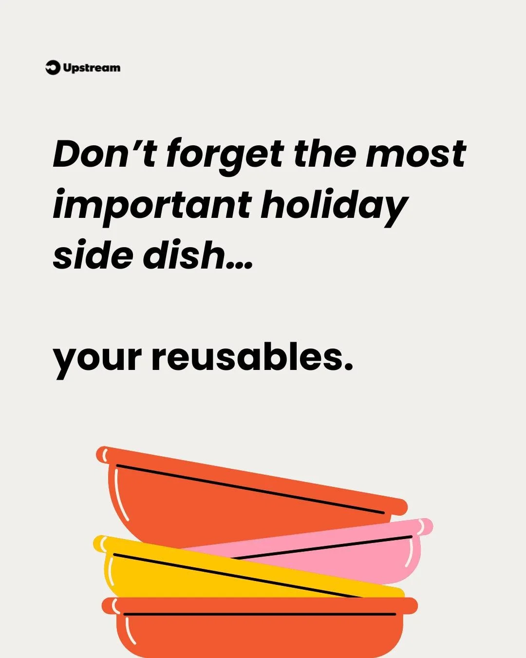 Thanksgiving leftovers taste better in reusables ✨🥧

🍽️ The real MVP of Thanksgiving isn&rsquo;t the stuffing...it&rsquo;s the reusable container you packed in your bag.

It&rsquo;s a simple habit that helps reduce holiday waste, keeps good food in