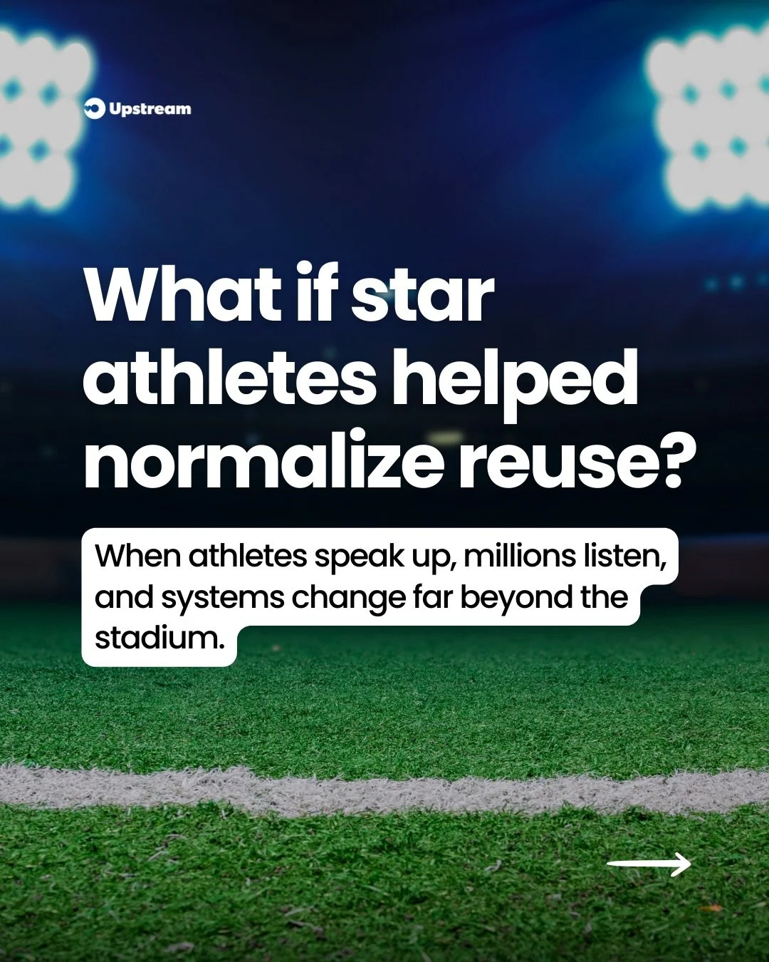 When you think &ldquo;reuse economy,&rdquo; sports might not be the first thing that comes to mind. But maybe it should be!

Sports provide something incredibly powerful: closed-loop venues and influence at a massive scale 🗣️✨

Reuse systems are alr