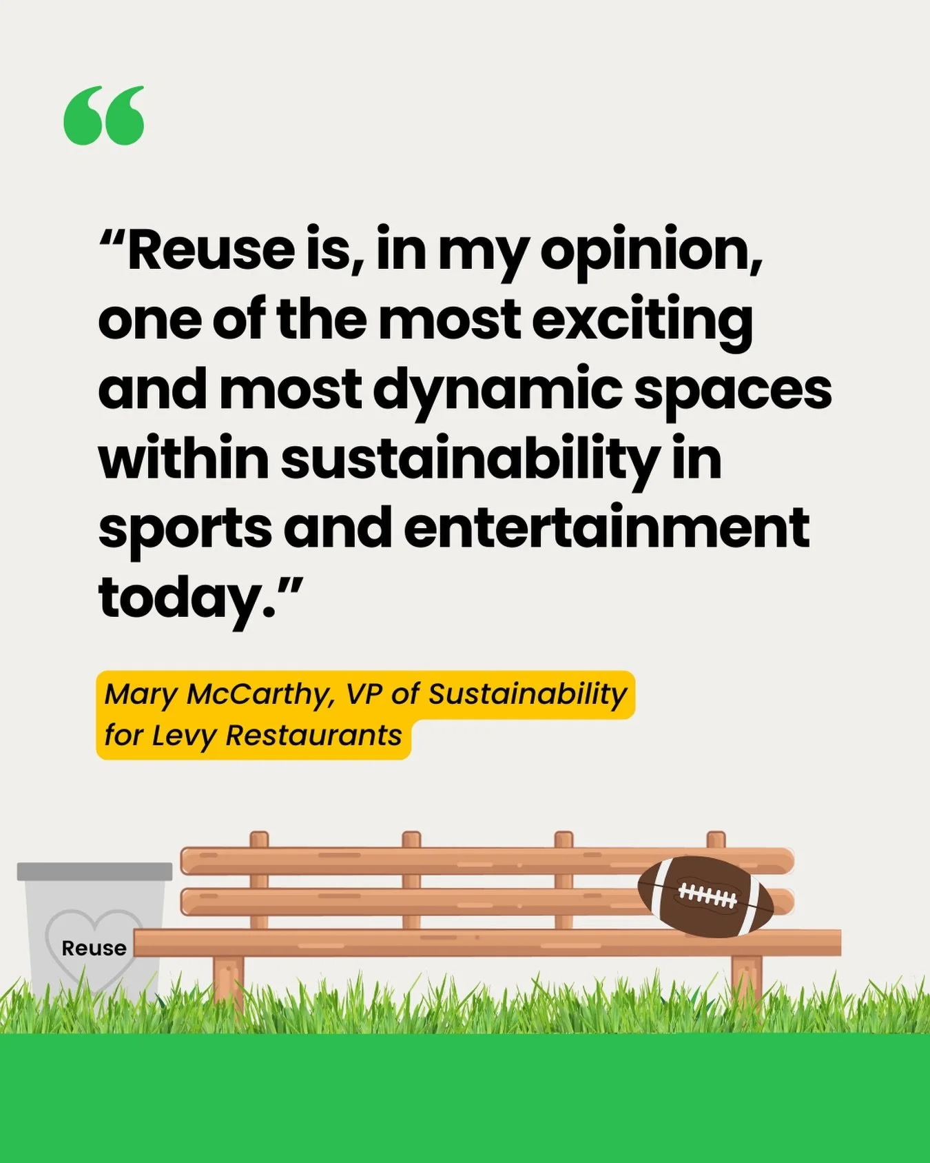 Reuse is having a moment in sports &amp; entertainment, and for good reason 🤩

From Super Bowl crowds to everyday arena events, venues move massive volumes of food and drinks, making them some of the most powerful places to scale reuse.

And when st
