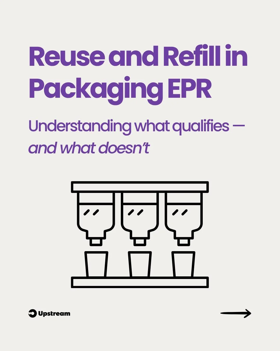 What counts as reuse and what doesn&rsquo;t? 🍶🩵

Not all systems labeled &ldquo;reuse&rdquo; or &ldquo;refill&rdquo; deliver the same impact, and getting it right is key to scaling solutions that truly reduce waste.

💌 As EPR for reuse expands, di