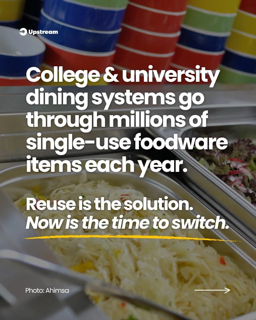 Students are starting to hear back about college acceptances 👀🎓 And while reusable dining options might not be the deciding factor, they can still say a lot about a school&rsquo;s values.

Universities are uniquely positioned to lead on reuse. Here
