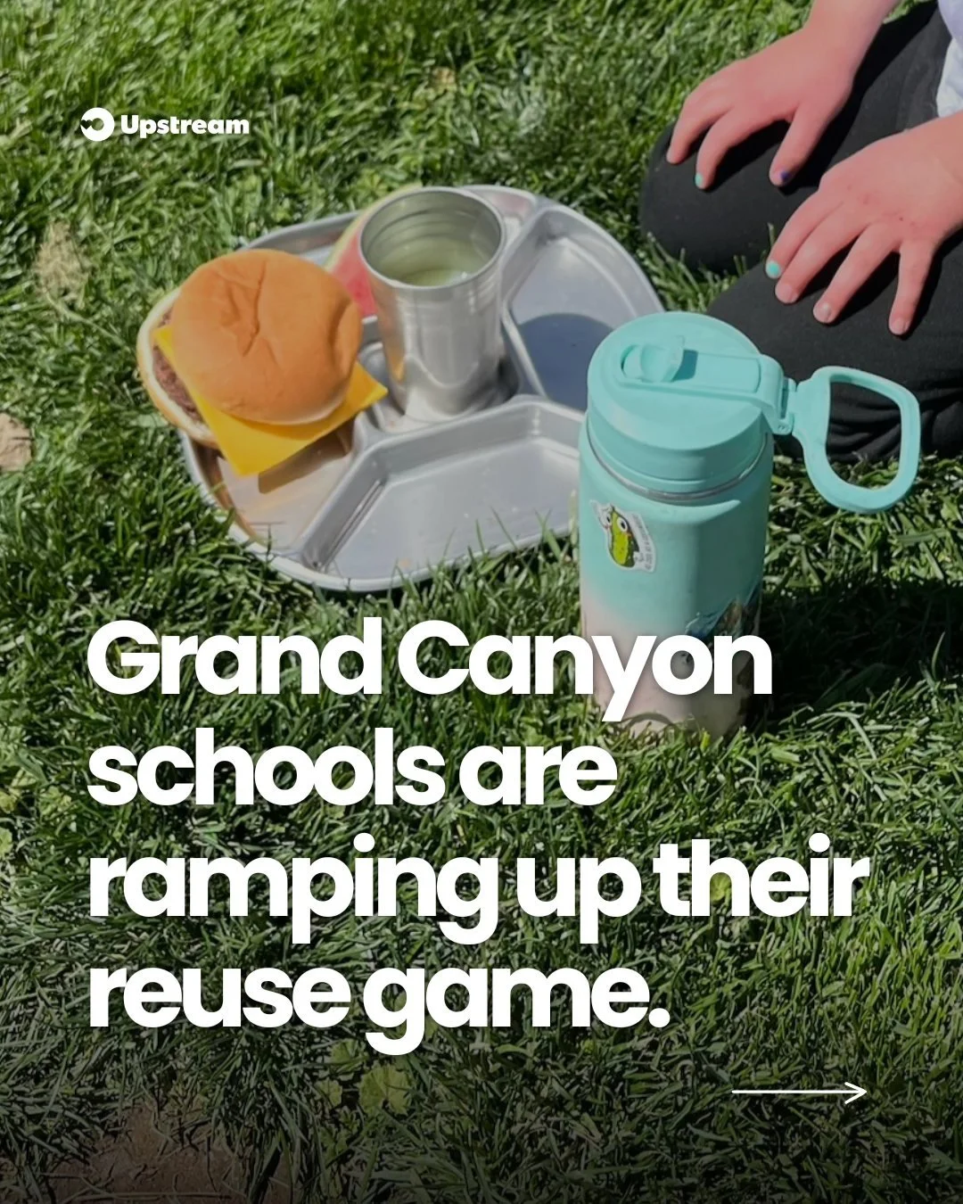 Reuse is taking root in the Grand Canyon school system 🎒🥗

With support from Plastic Free America @plasticfreerestaurants , Grand Canyon schools are introducing reusable trays and sporks from @wewillreuse into their lunch program.

The impact is im