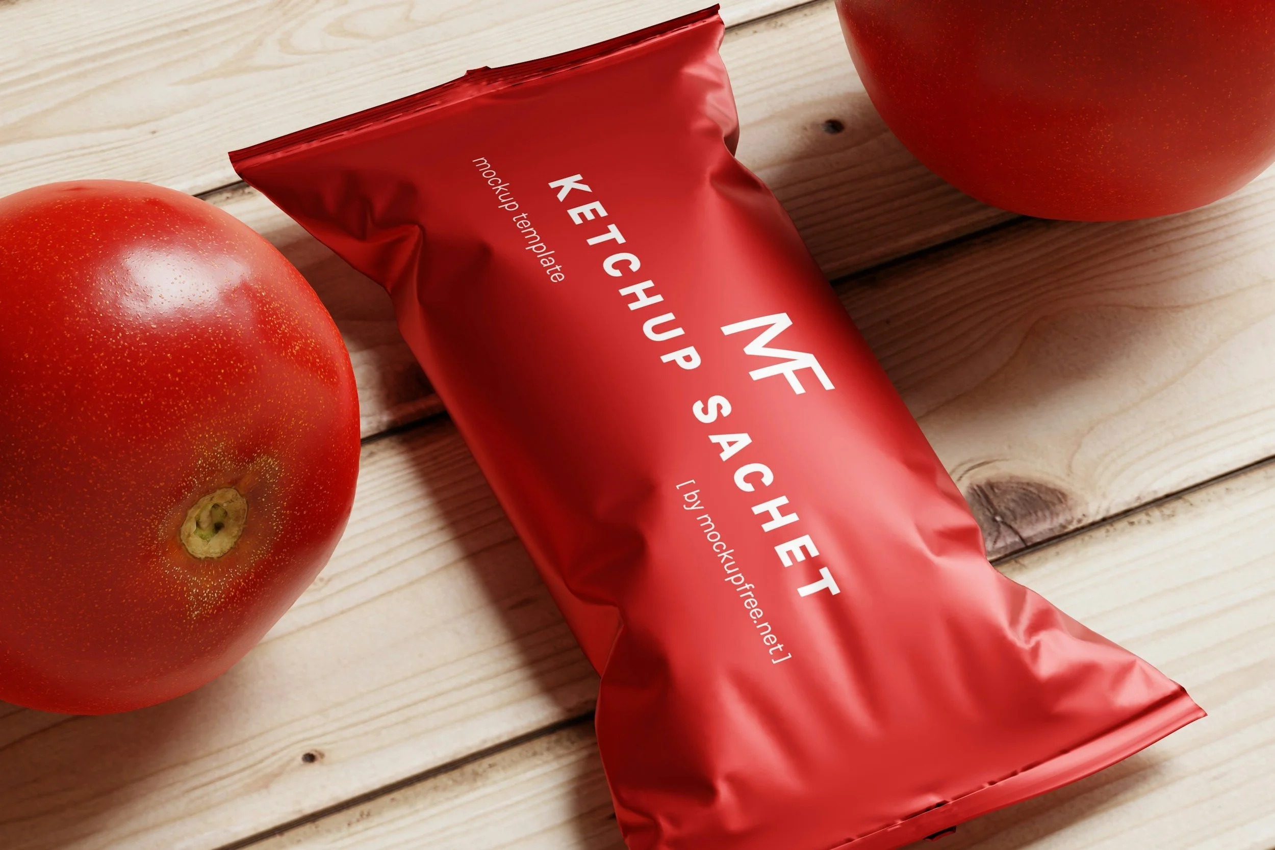 red ketchup packets