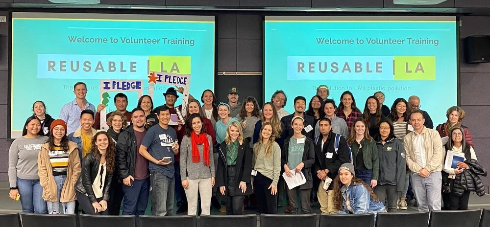 Reusable LA volunteers