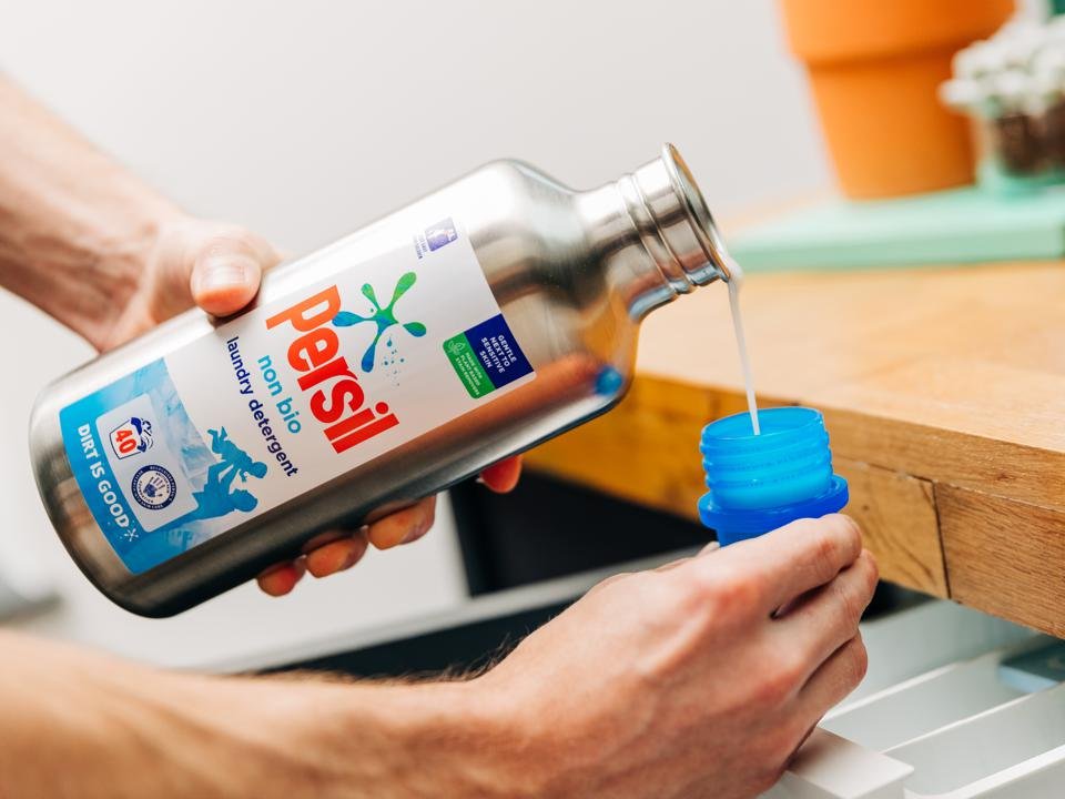refillable laundry detergent bottle