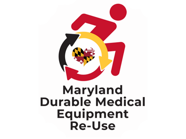 MD durable medical equipment reuse logo