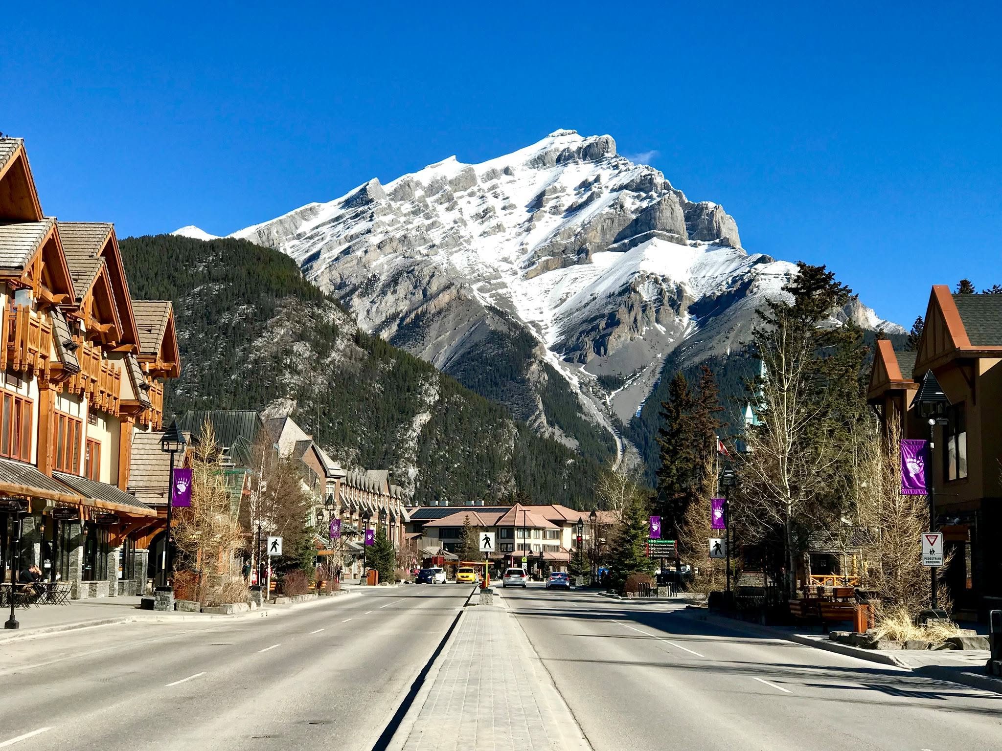 Main Street in Banff, Alberta Canada