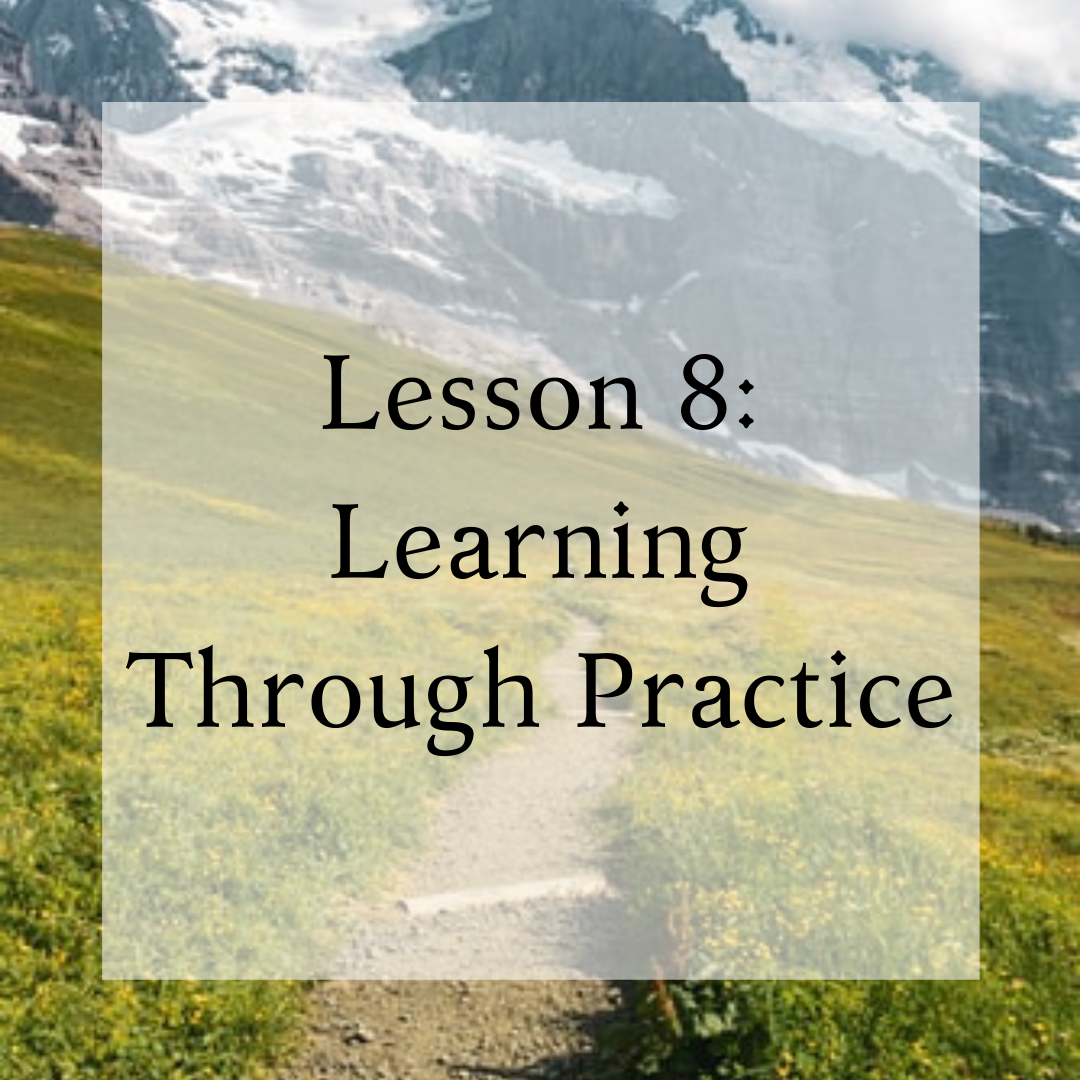 Lesson 8: Learning Through Practice