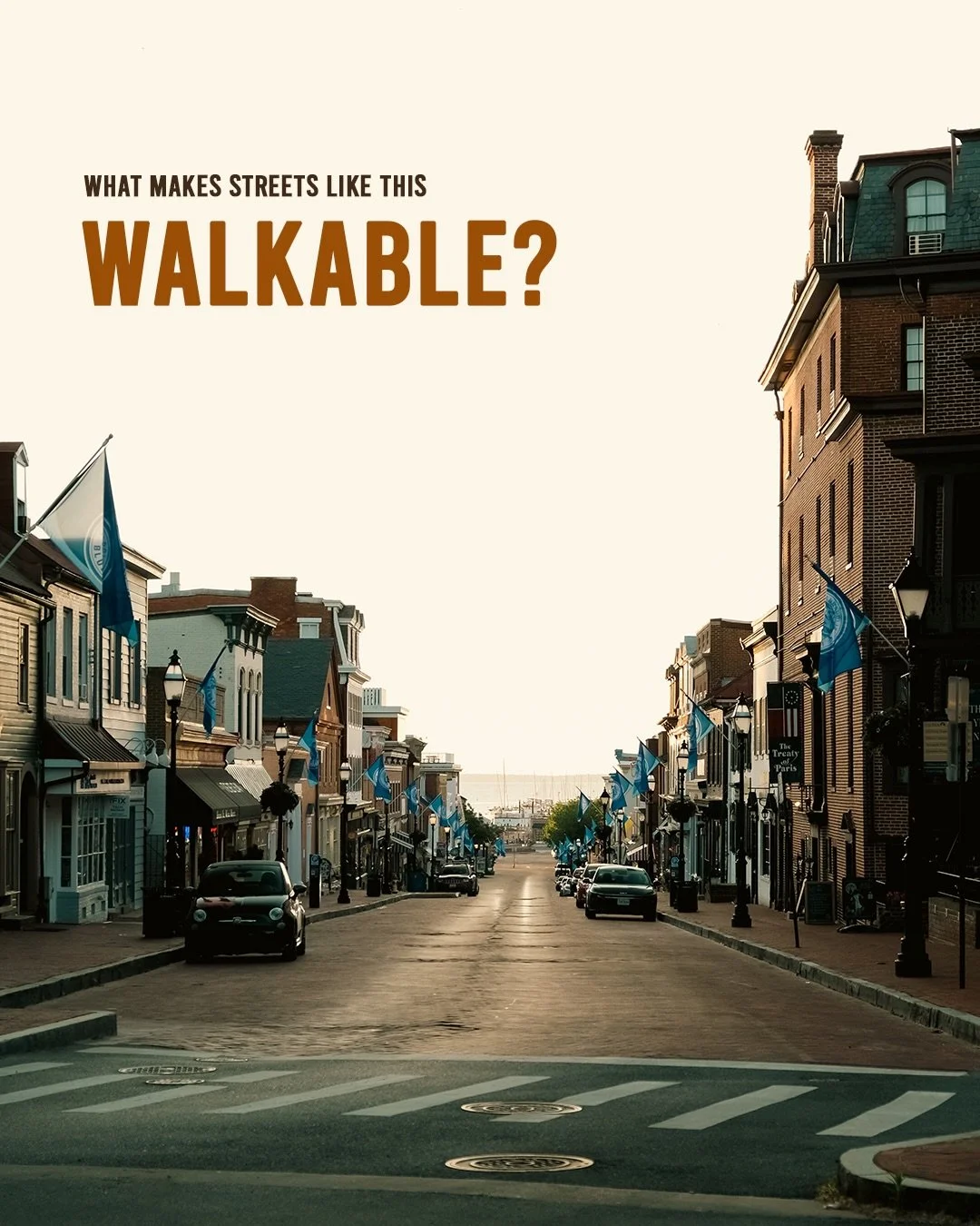 In America, walkable cities are extremely rare, making up about 1% of the total landmass within the country&rsquo;s top 35 largest metropolitan areas. 

That&rsquo;s according to Google. 

According to me, they are my favorite places to be. 

Those, 