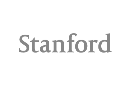 Gray Stanford logo on a white background.
