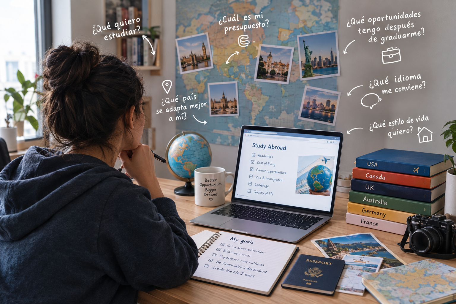 Cómo elegir el país adecuado para estudiar en el extranjero