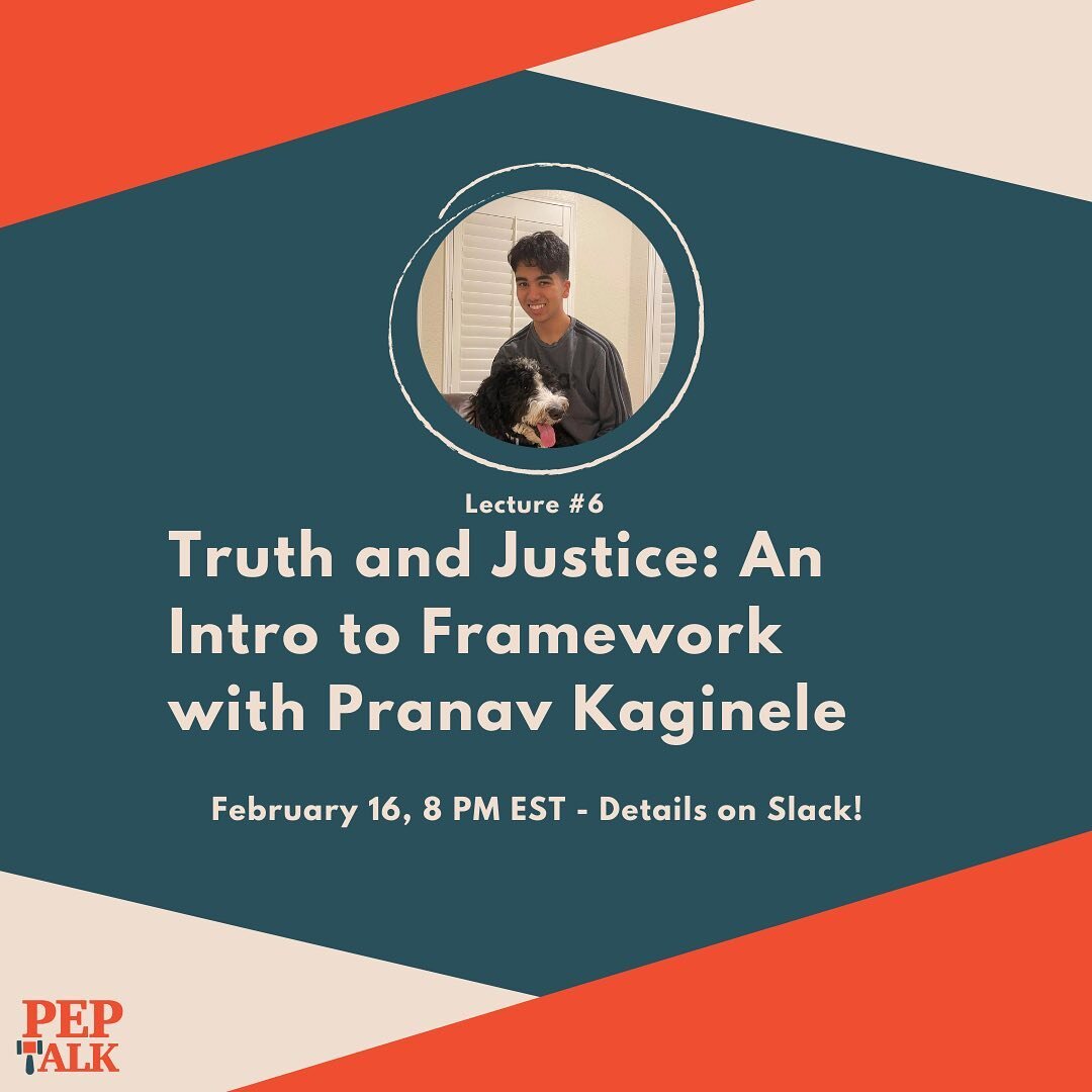 Next Wednesday at 8pm EST, Southlake Carroll&rsquo;s Pranav Kaginele will be giving a lecture on T-Framework. We hope to see you there!