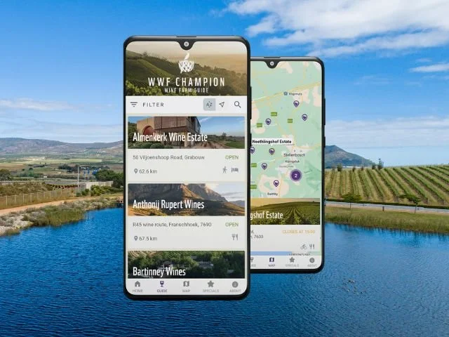 WWF Champion Wine Farm Guide app