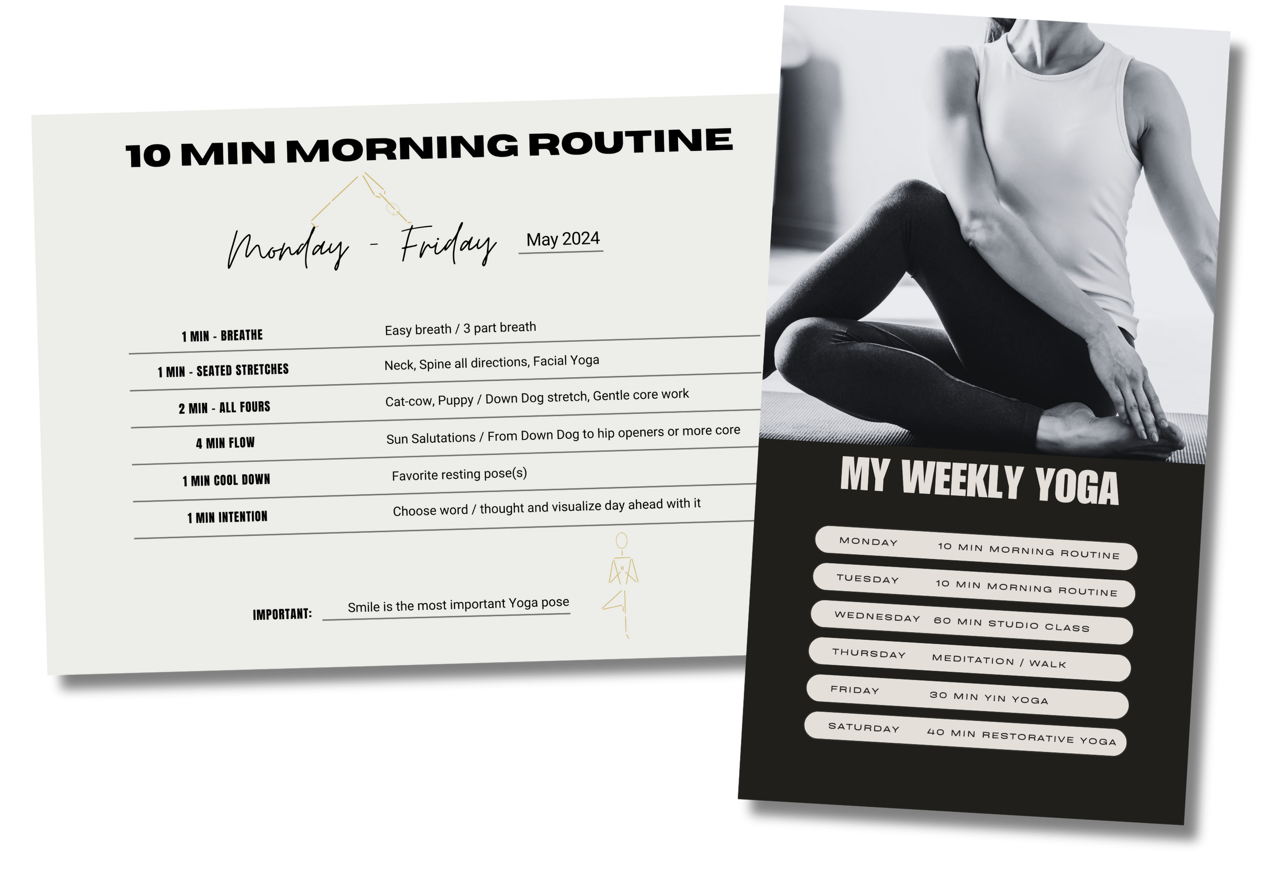 Yoga Weekly Routine Free Yoga Plan — myown.yoga