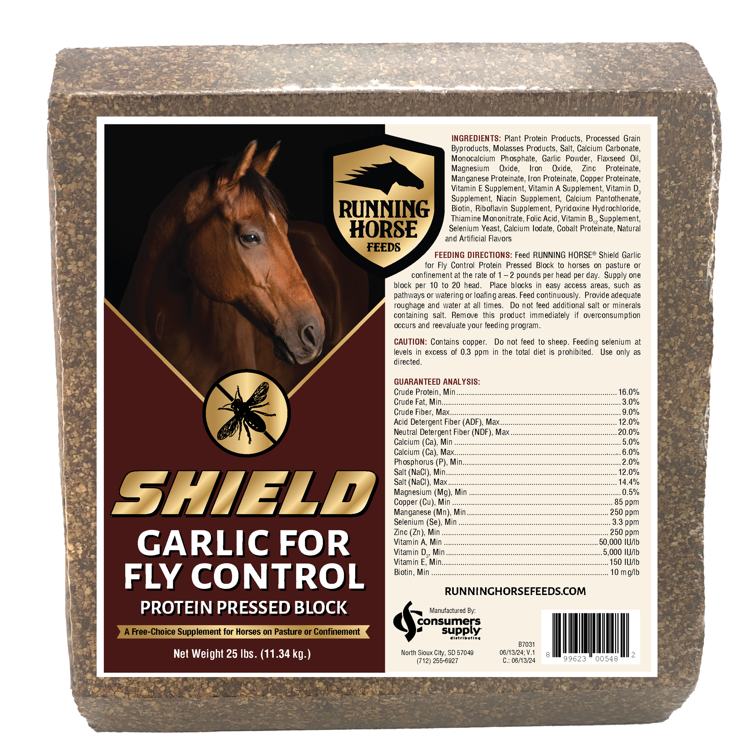 Shield Fly Control Block with Garlic