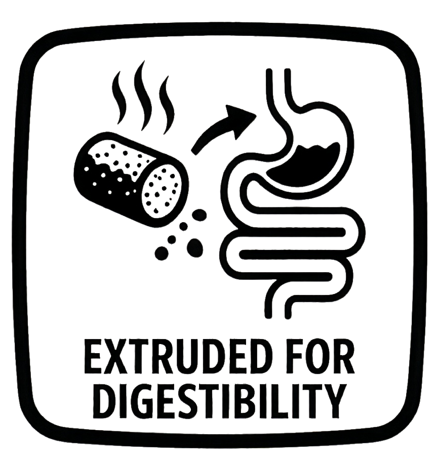 Extruded for Digestibility