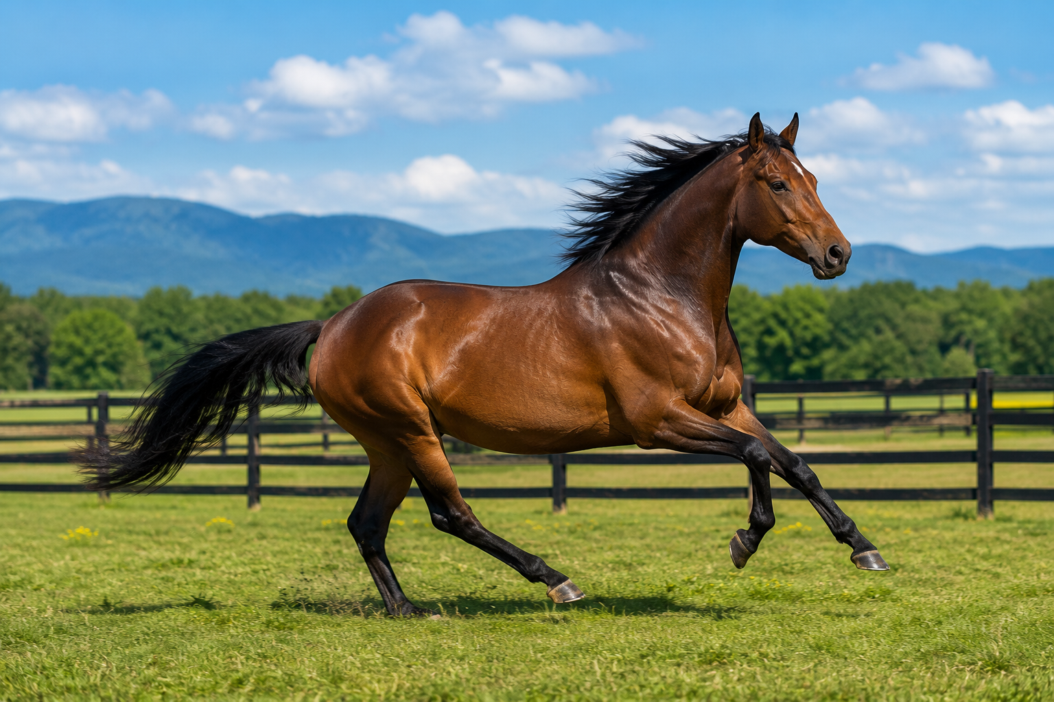 Foal Running.