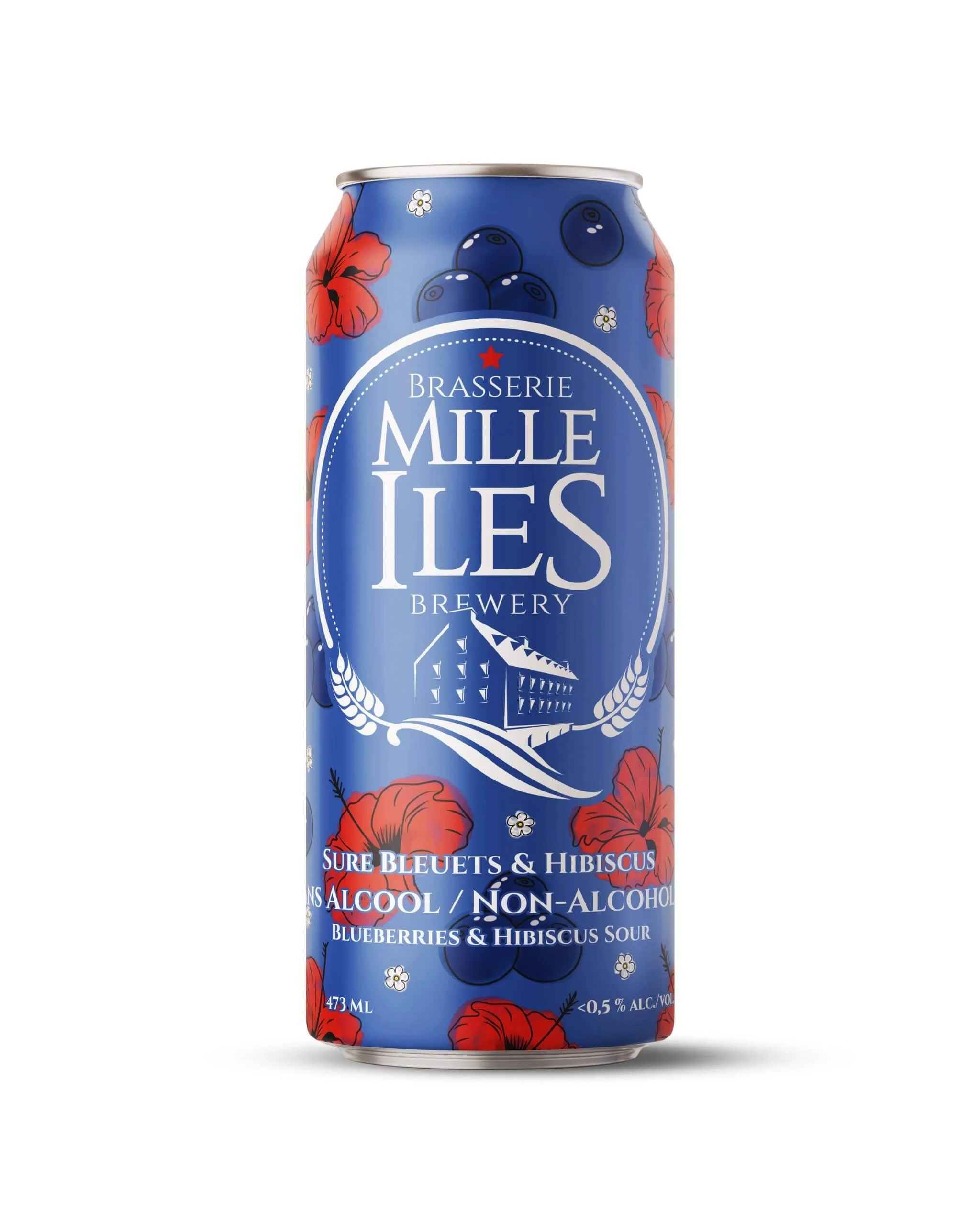 Bière sure bleuets hibiscus Milles-Iles