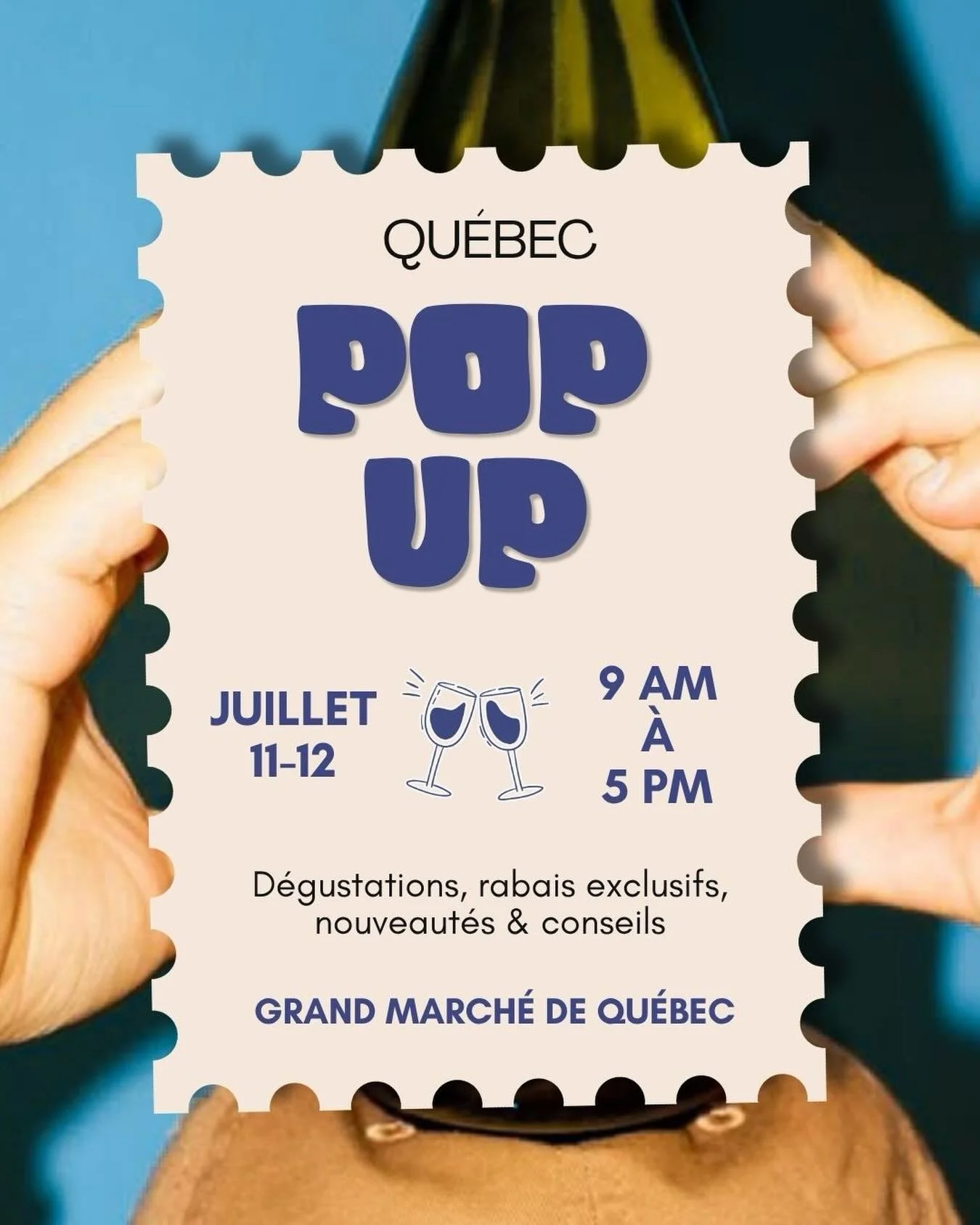 Qu&eacute;bec !!! We&rsquo;re back 🚛🍷

Mets cela &agrave; ton agenda : 11-12 juillet. On s&rsquo;en vient tout un week-end avec beaucoup de stock, des d&eacute;gustations, des nouveaut&eacute;s (👀) et des rabais exclusifs! 

Premi&egrave;re fois q