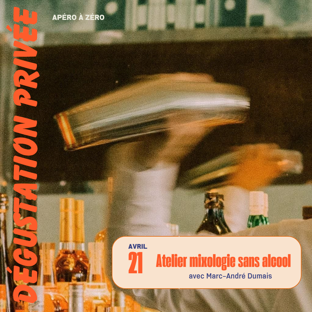 Atelier Mixologie sans alcool  - 21 avril