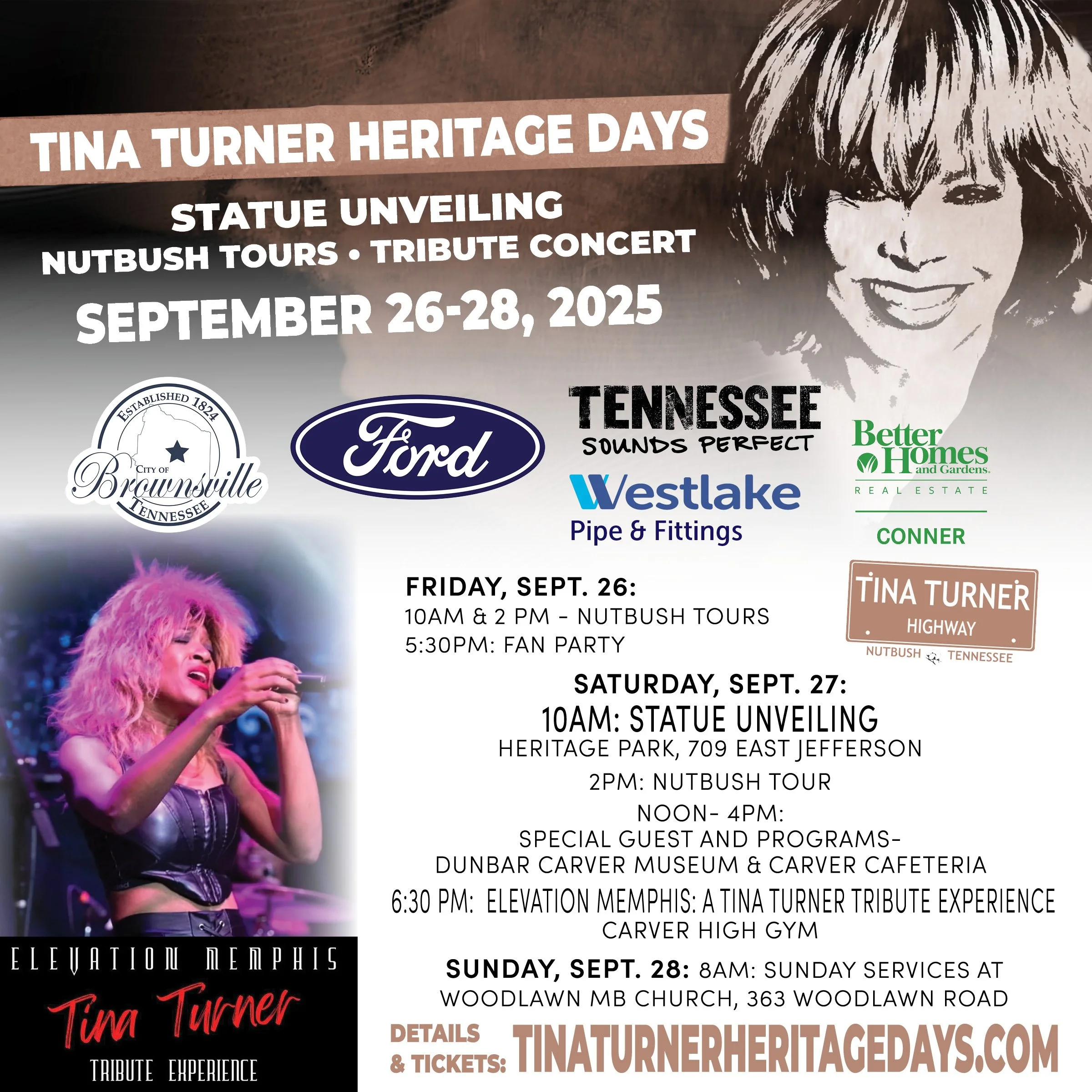 Tina Turner Heritage Days.