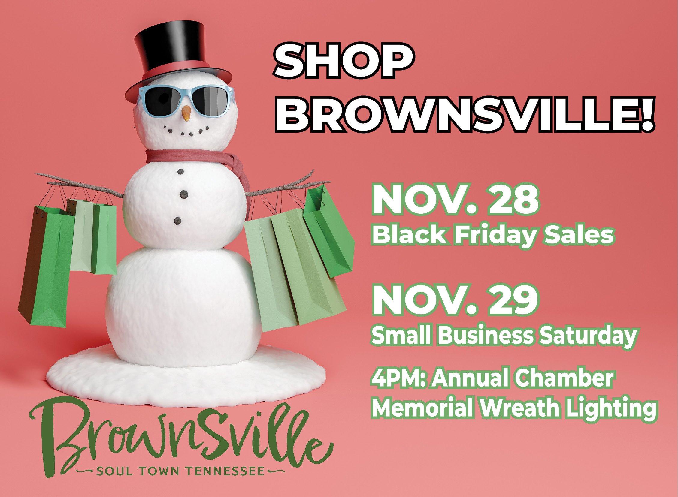 Black Friday Sales & Shop Small Saturday