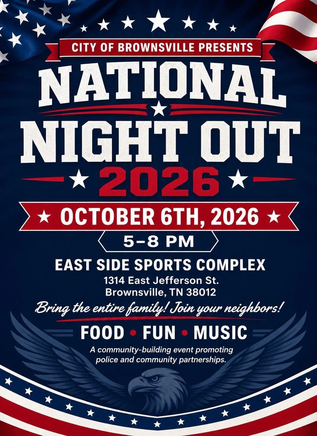 National Night Out in Brownsville Tennessee