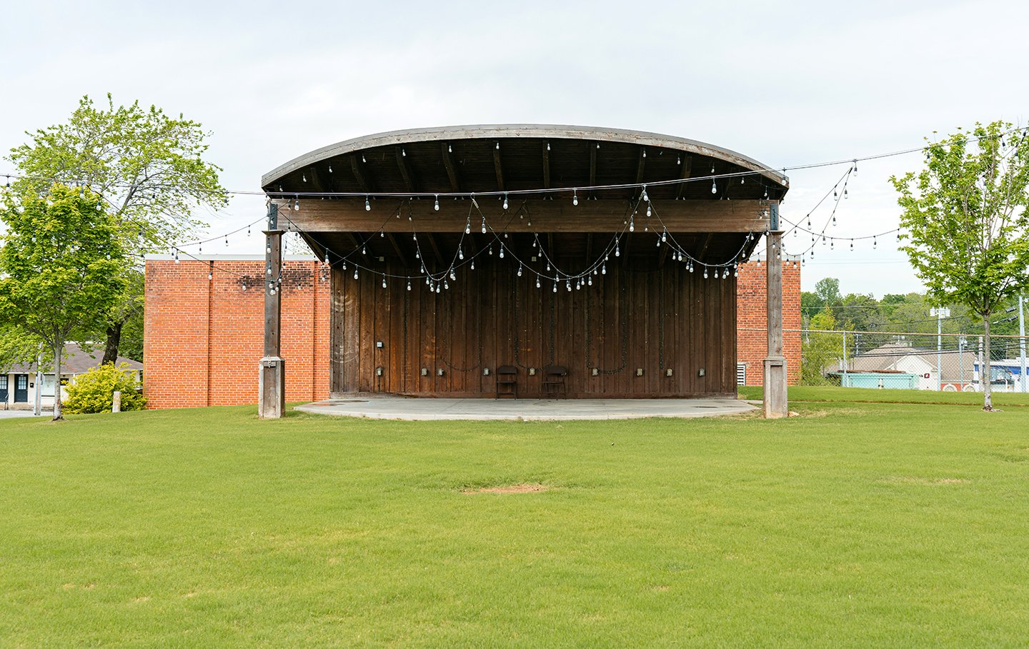 The open-air amphitheater is the host to concerts, theater and festivals and events.