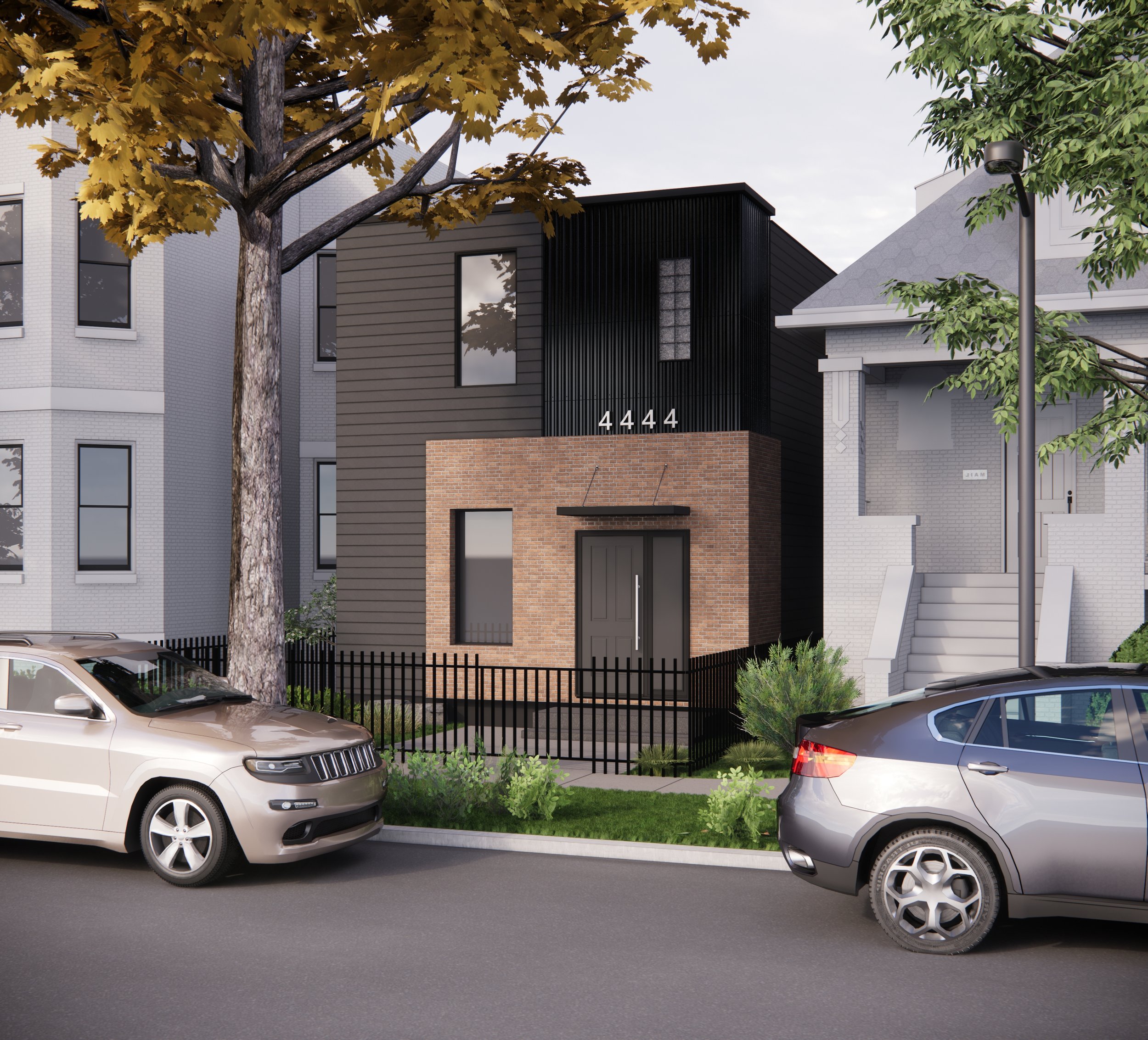 Modern single-family home