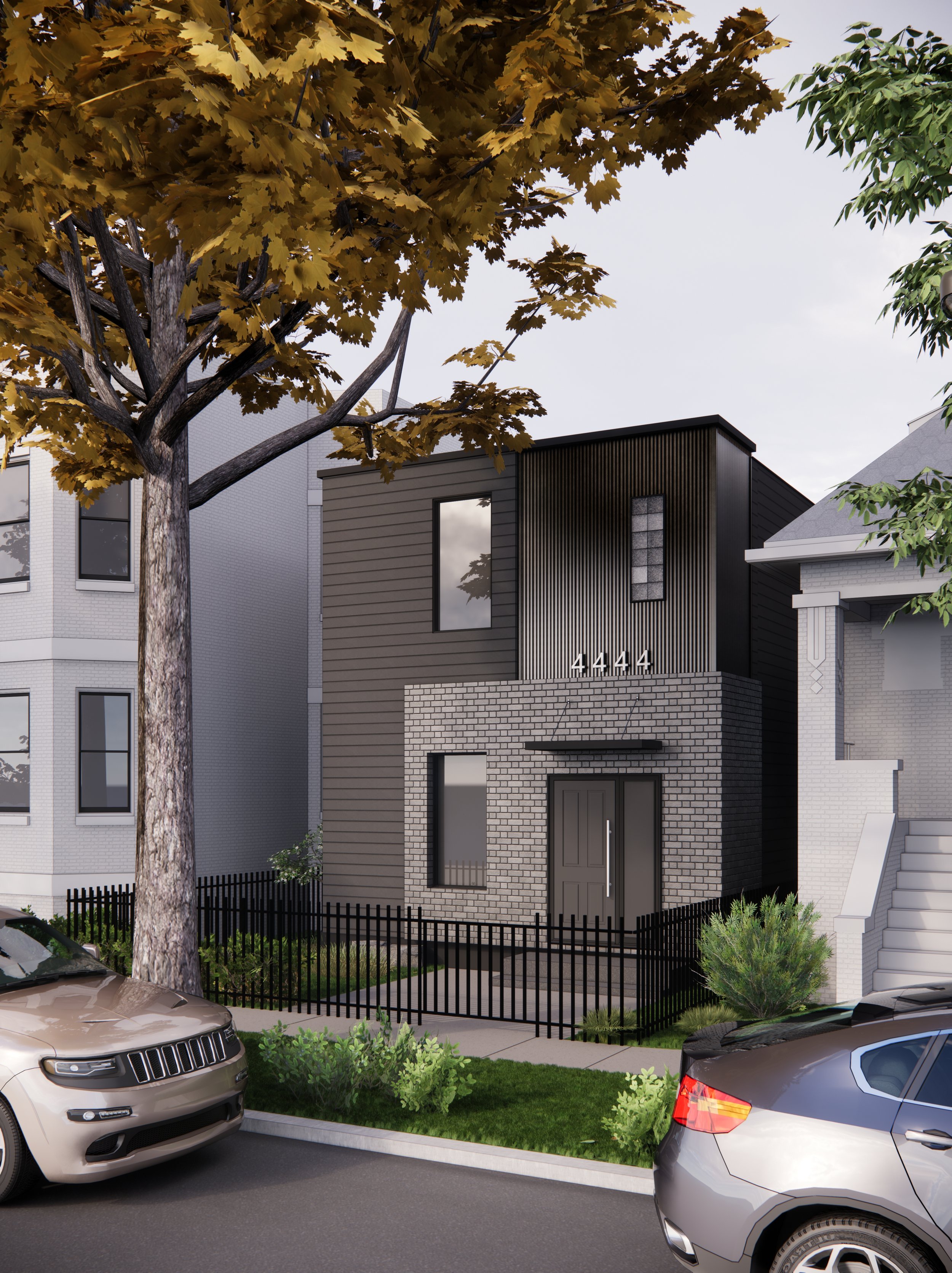 Modern single-family home