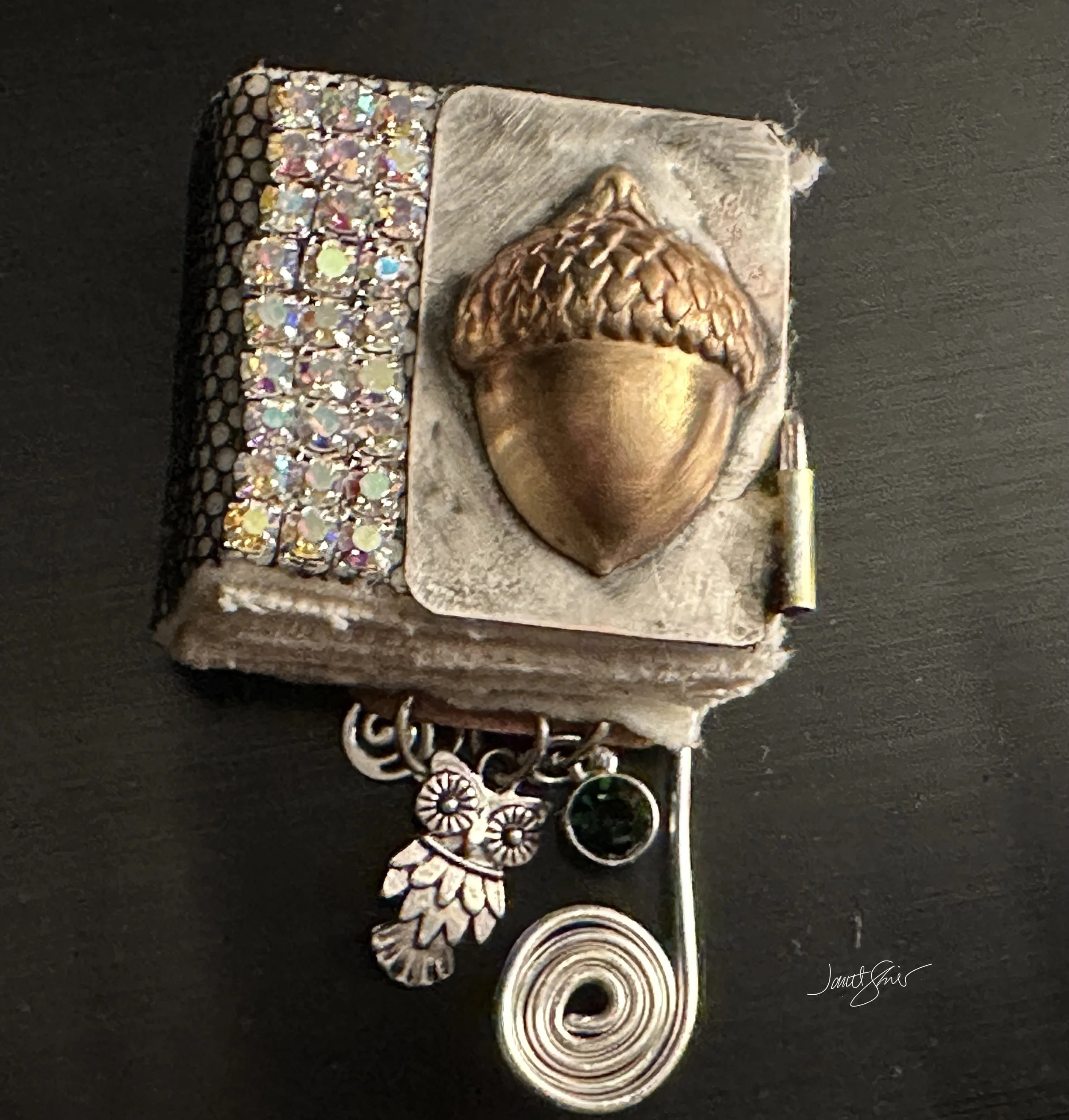 Mini book with acorn (JShier, 2025)