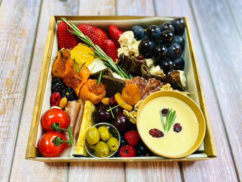 Sumptuous platter prepared with 100% love and dedication