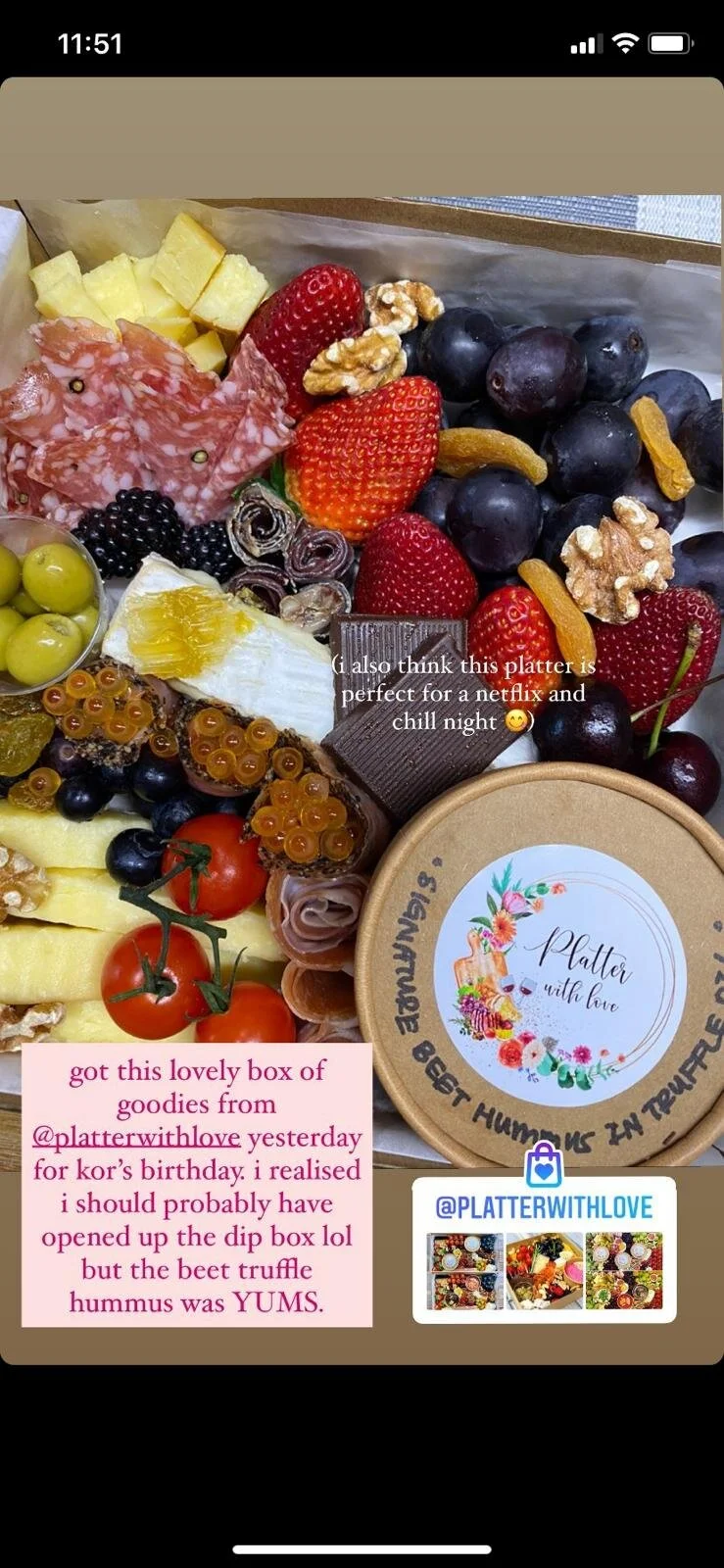 Fabulous presentation of this lovely box of goodies