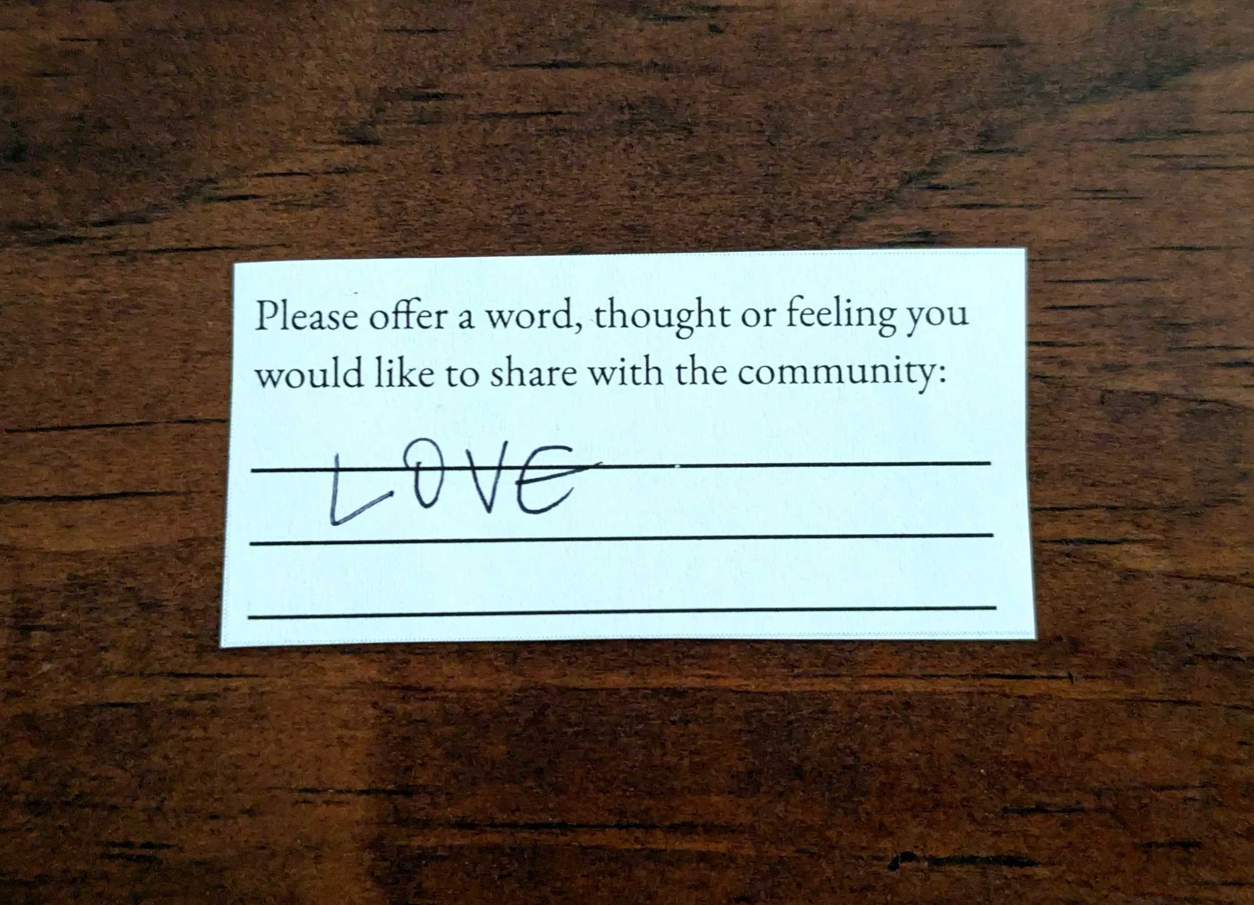 Offering 014 - "LOVE"