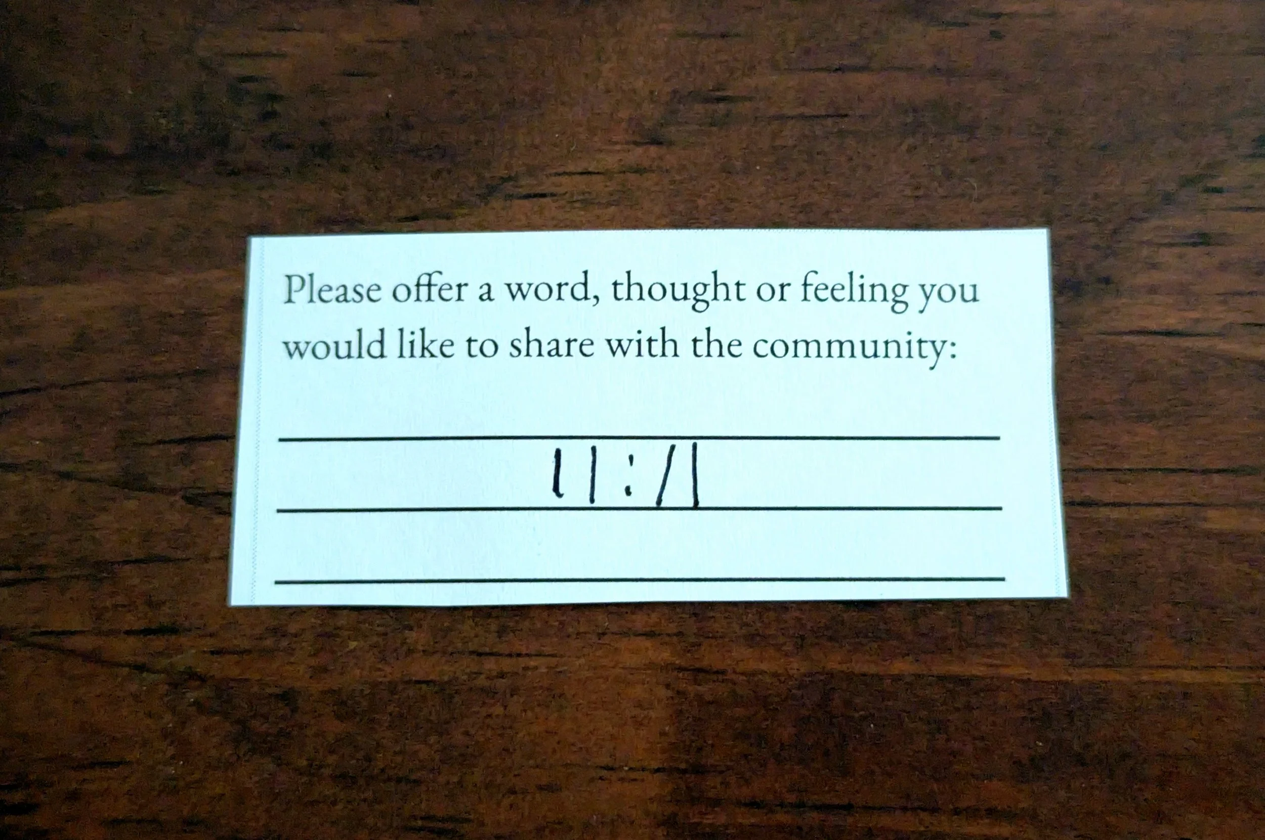 Offering 089 - "11:11"