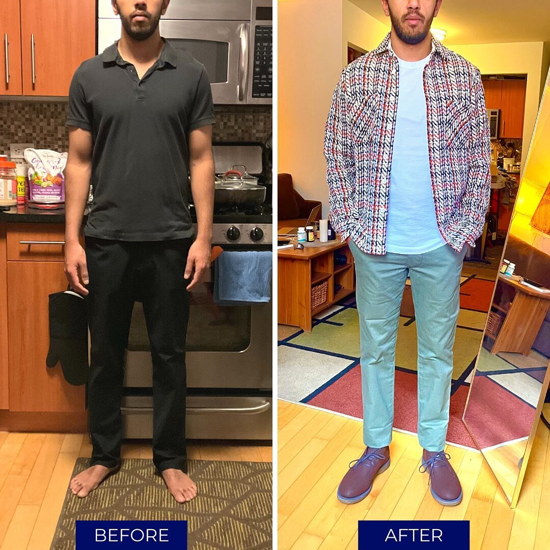 Another successful client transformation!

My client, Sidd, is an NYC dentist who's back in school getting a specialized degree in Endodontics. His hectic schedule consisting of 12-hour days, 6 days per week, leaves no time for him to consider how to